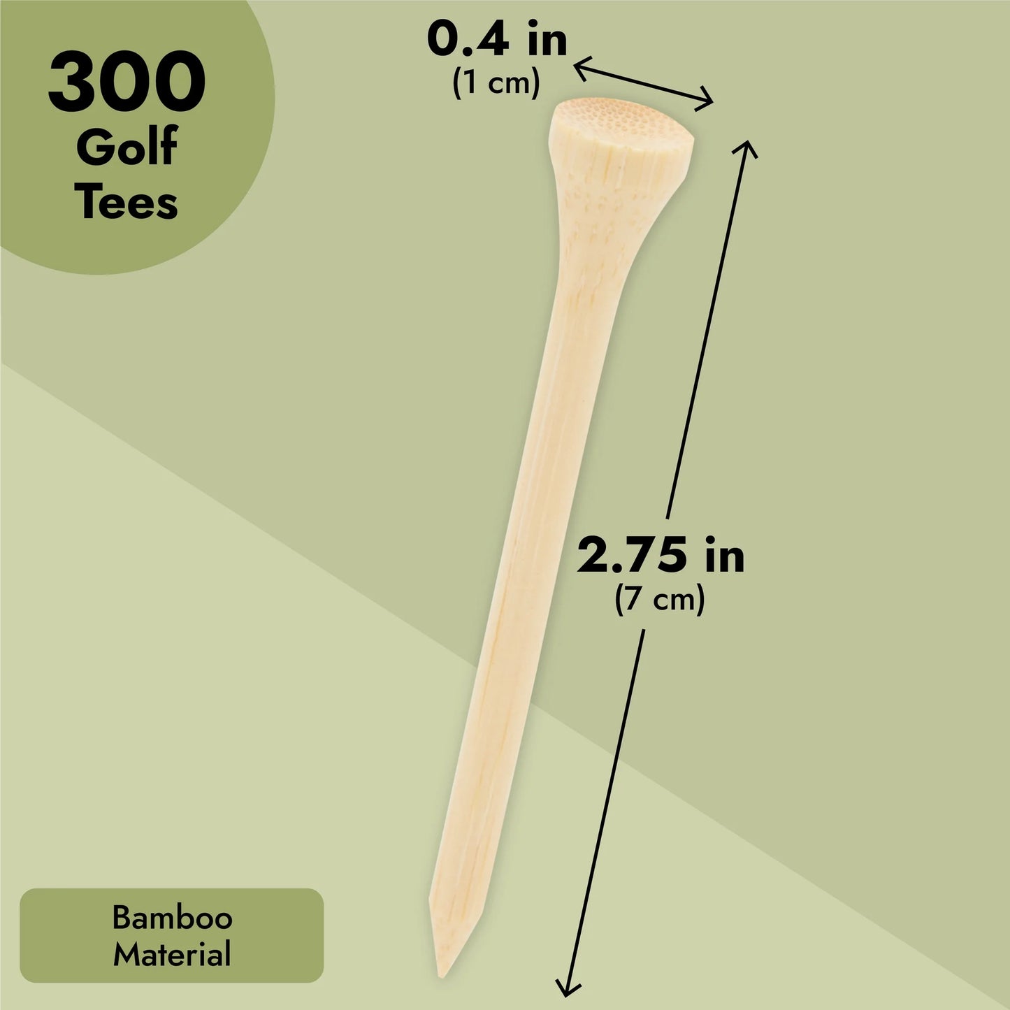 Bamboo Golf Tees